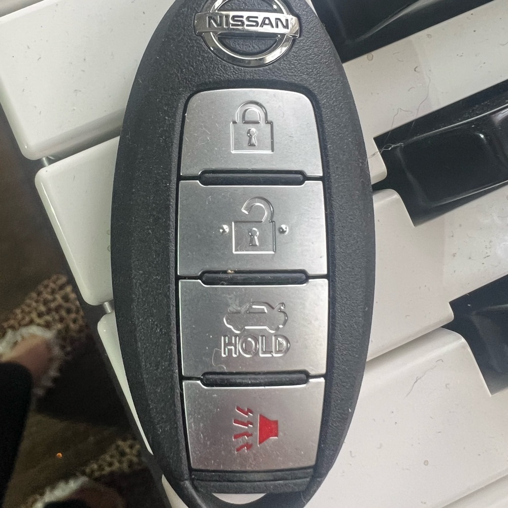 Nissan Smart Key Fob - Black and Silver